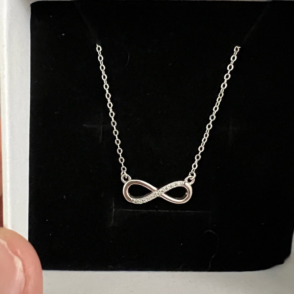 Sterling Silver Infinity Necklace